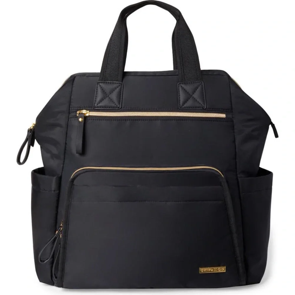Skip Hop Mainframe Wide Open Diaper Backpack Black